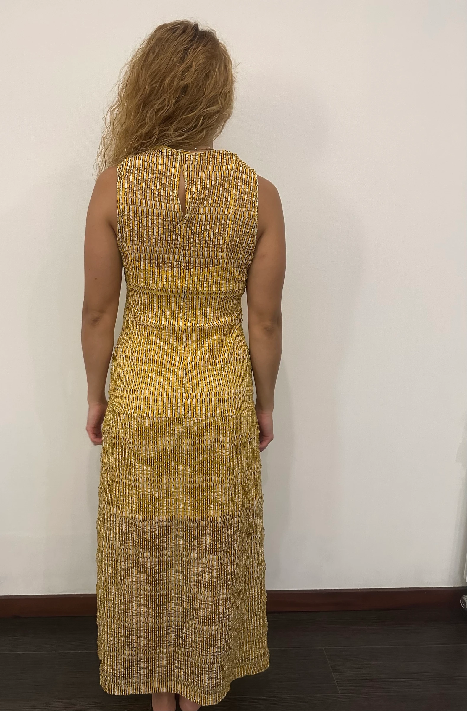 Robe jaune Zara – photo 4